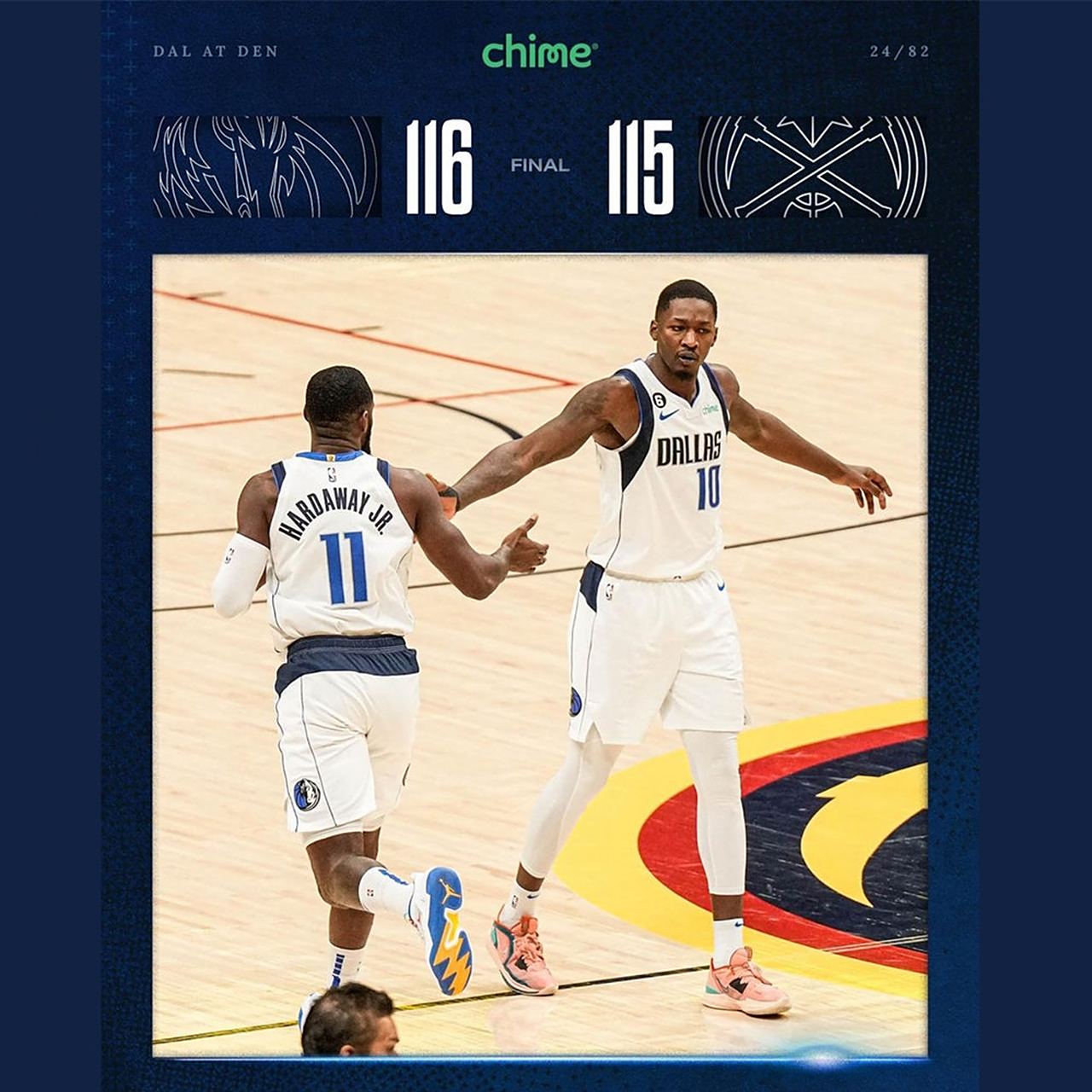 九游app下载-独行侠横扫掘金，东契奇砍下三双数据